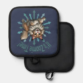 Es ist Zoomie Time Maine Coon Cat Topflappen (Vorderseite/Rückseite)