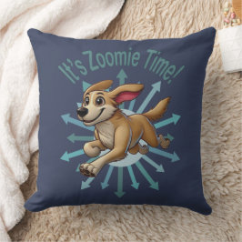 Es ist Zoomie Time Medium als Mutt Kissen