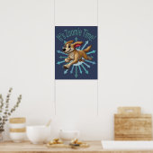 Es ist Zoomie Time Medium als Mutt Poster (Küche)