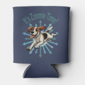 Es ist Zoomie Time Medium Beagle Mutt Dosenkühler (Vorderseite)