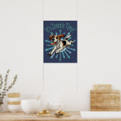 Es ist Zoomie Time Medium Beagle Mutt Poster (Küche)