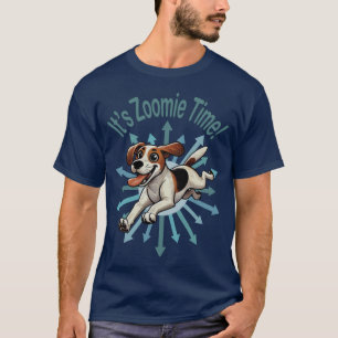 Es ist Zoomie Time Medium Beagle Mutt T-Shirt