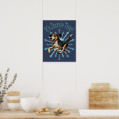 Es ist Zoomie Time Medium Mutt Poster (Küche)