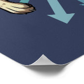 Es ist Zoomie Time Medium Mutt Poster (Ecke)