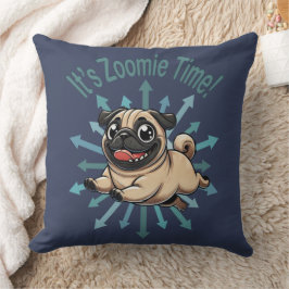 Es ist Zoomie Time Mops Kissen