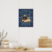 Es ist Zoomie Time Mops Poster (Küche)
