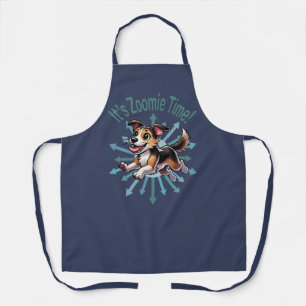 Es ist Zoomie Time Mutt Schürze