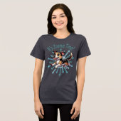 Es ist Zoomie Time Mutt Tri-Blend Shirt (Vorderseite voll)