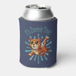 Es ist Zoomie Time Orange Tabby Cat Dosenkühler