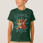 Es ist Zoomie Time Orange Tabby Cat T-Shirt (Vorderseite)