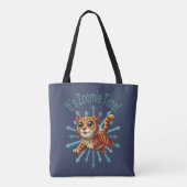 Es ist Zoomie Time Orange Tabby Cat Tasche (Rückseite)