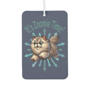 Es ist Zoomie Time Persian Cat Autolufterfrischer