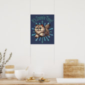 Es ist Zoomie Time Persian Cat Poster (Küche)