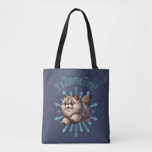 Es ist Zoomie Time Persian Cat Tasche (Vorderseite)