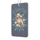 Es ist Zoomie Time Poodle Autolufterfrischer (Links)