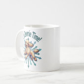 Es ist Zoomie Time Poodle Kaffeetasse (Vorderseite Links)