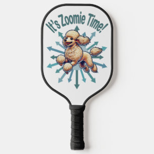 Es ist Zoomie Time Poodle Pickleball Schläger