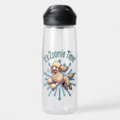 Es ist Zoomie Time Poodle Trinkflasche (Rückseite)