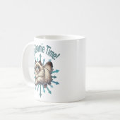 Es ist Zoomie Time Ragdoll Cat Kaffeetasse (Vorderseite Links)