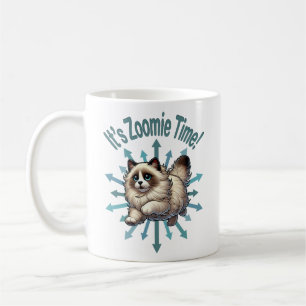 Es ist Zoomie Time Ragdoll Cat Kaffeetasse