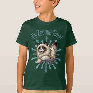 Es ist Zoomie Time Ragdoll Cat T-Shirt