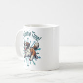 Es ist Zoomie Time Saint Bernard Kaffeetasse (Vorderseite Links)