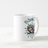 Es ist Zoomie Time Scottish Fold Cat Kaffeetasse (VorderseiteRechts)