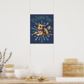 Es ist Zoomie Time Small Mutt Poster (Küche)