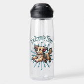 Es ist Zoomie Time Small Mutt Trinkflasche (Rückseite)