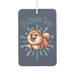Es ist Zoomie Time Spitz Autolufterfrischer