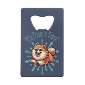 Es ist Zoomie Time Spitz Geldbeutel Flaschenöffner (Rückseite)