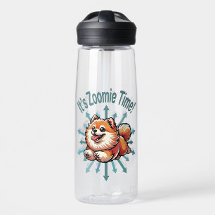 Es ist Zoomie Time Spitz Trinkflasche