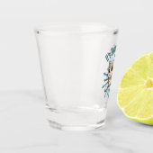 Es ist Zoomie Time Tan Bicolor Cat Schnapsglas (Links)