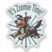 Es ist Zoomie Time Terrier Mutt