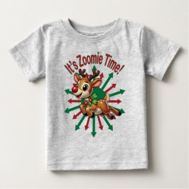 "Es ist Zoomie Time! Weihnachtsmann Baby T-shirt