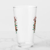 "Es ist Zoomie Time! Weihnachtsmann Glas (Rechts)