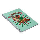 "Es ist Zoomie Time! Weihnachtsmann Notizblock (Rechte Seite)