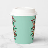 "Es ist Zoomie Time! Weihnachtsmann Pappbecher (Links)