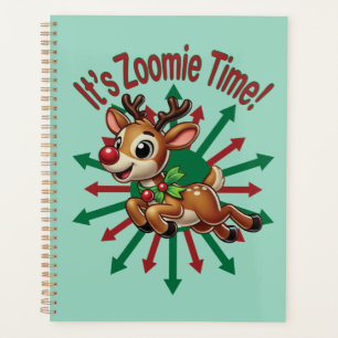 "Es ist Zoomie Time! Weihnachtsmann Planer