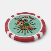 "Es ist Zoomie Time! Weihnachtsmann Pokerchips (Einzeln)