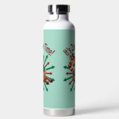 "Es ist Zoomie Time! Weihnachtsmann Trinkflasche (Rechts)