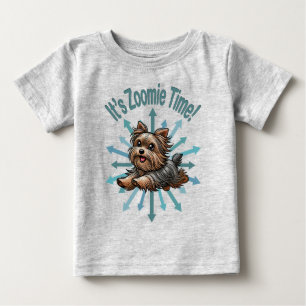Es ist Zoomie Time Yorkshire Terrier Baby T-shirt