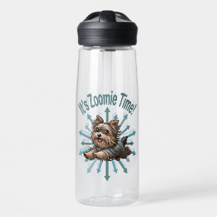 Es ist Zoomie Time Yorkshire Terrier Trinkflasche