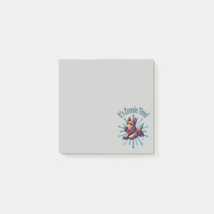 Es ist Zoomie Zeit Brauner Scotty Post-it Klebezettel