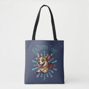Es ist Zoomie Zeit Corgi Tasche