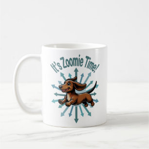 Es ist Zoomie Zeit Dachshund Kaffeetasse