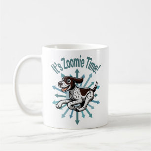 Es ist Zoomie-Zeit Deutsch Drahthaar Kaffeetasse