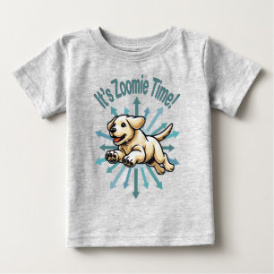 Es ist Zoomie-Zeit Golden Lab Baby T-shirt