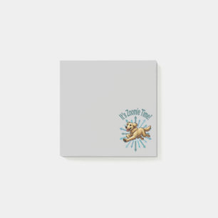 Es ist Zoomie-Zeit Golden Retriever Post-it Klebezettel