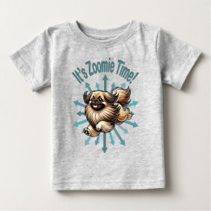 Es ist Zoomie Zeit Pekingese Baby T-shirt